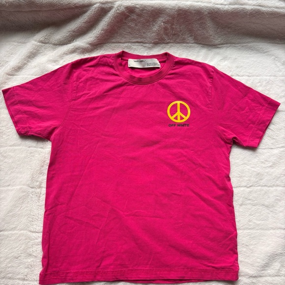 Pink T-Shirt with Black Graphic - Picture 2 of 13